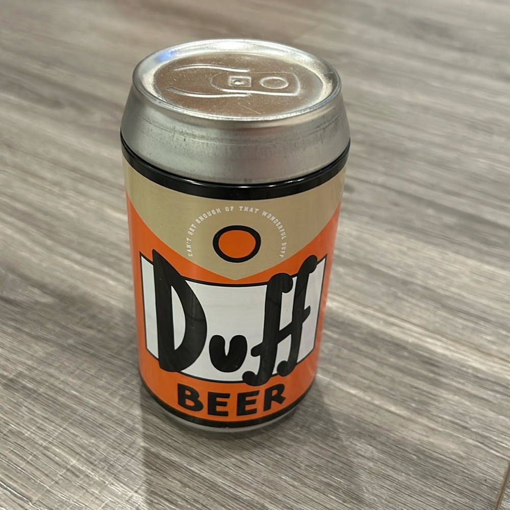 The Simpson playing cards in Duff beer can